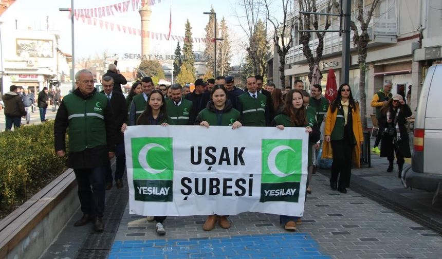 Uşak'ta Bağımlılıkla Mücadele Yürüyüşü