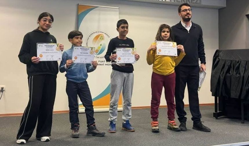 Uşaklı Küçük kız olimpiyat şampiyonu oldu