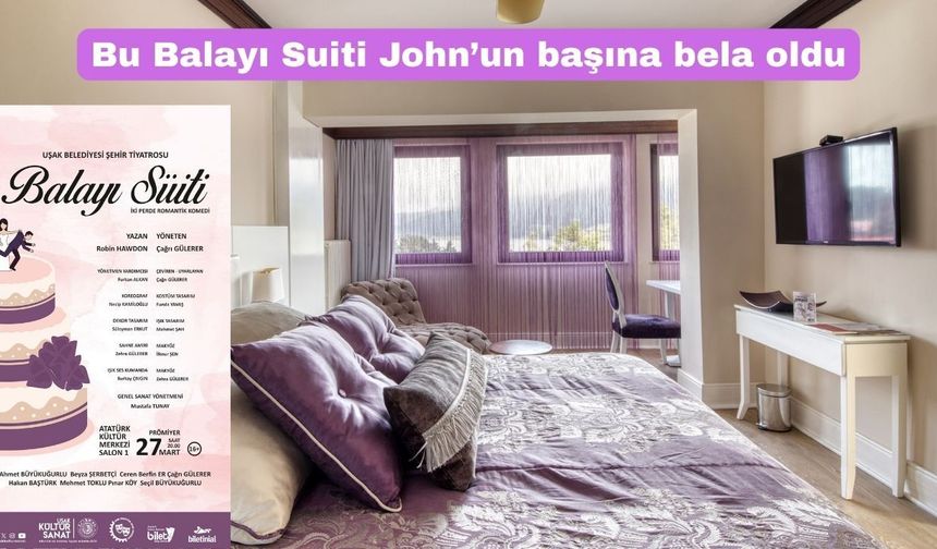 Uşak Belediyesi Şehir Tiyatrosu: “Balayı Suiti” sergiliyor
