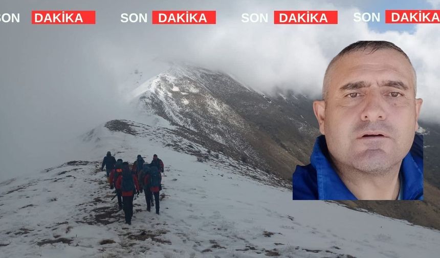 Kayıp amatör dağcı sağ salim bulundu