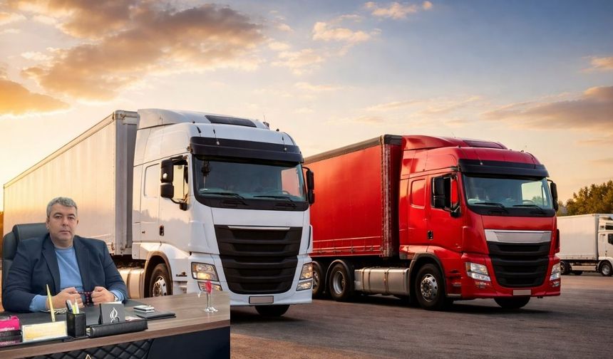 Uşak’ın Banaz ilçesinde nakliyeciler kontak kapatıyor