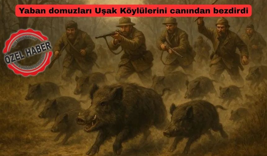 Uşak’ın köylerinde domuz sürek avı başlıyor