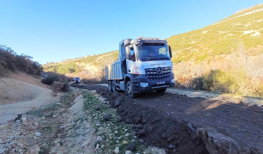 Uşak’ta Köy Yollarına Güçlü Dokunuş