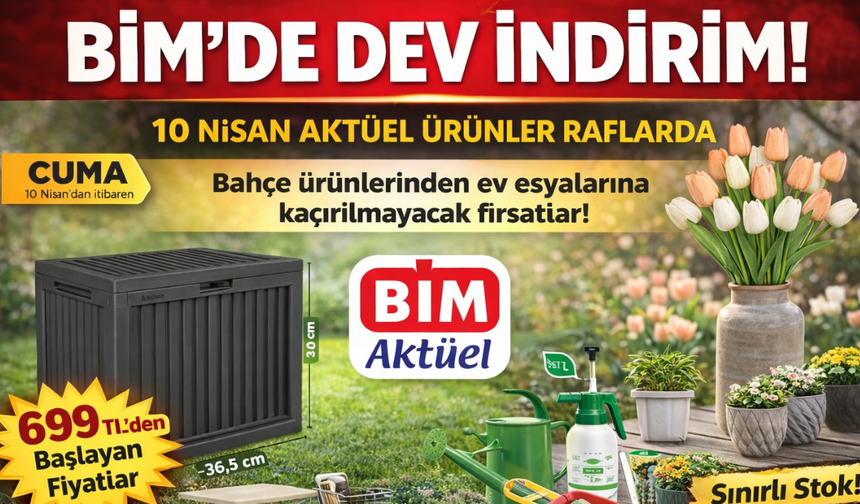 BİM  Nisan Büyük İndirim Kataloğu  Yayında: