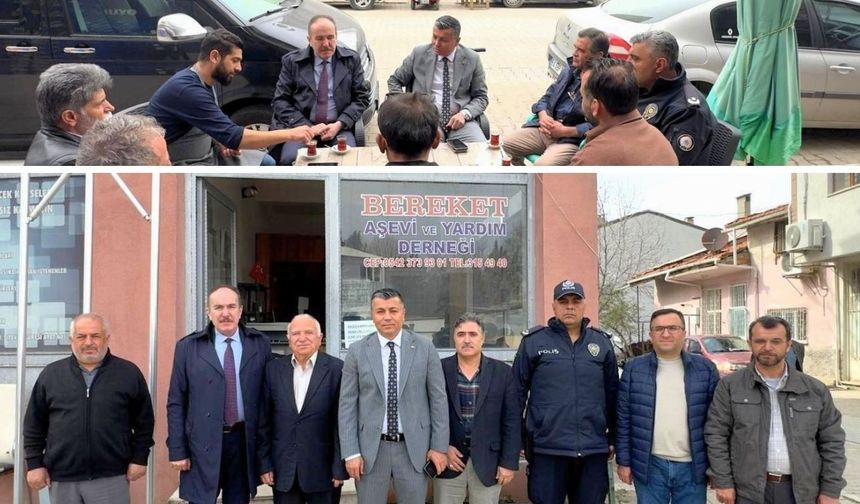 Uşak/Banaz Kaymakamı Cuma Emeç Esnafın Derdini Dinledi