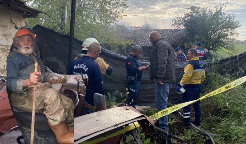 Alaşehir'de Çıkan Yangında 1 Kişi Hayatını Kaybetti