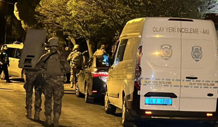 Uşak'ta Polis Ekiplerine Pompalı Tüfekle Saldırı