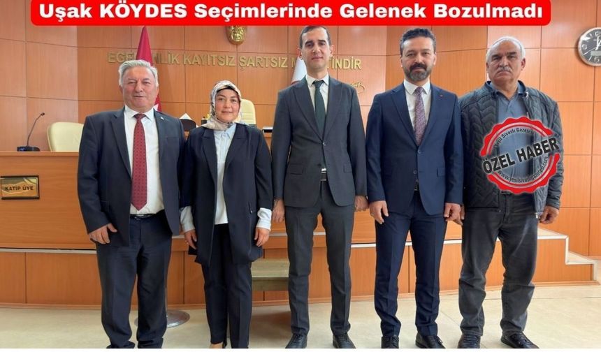KÖYDES Uşak Merkez Seçimlerinde CHP 3. Kez Hüsrana Uğradı