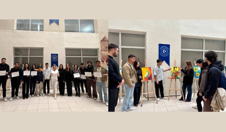 “Sanatla İfade, Renkle Dönüşüm” Sergisi Açıldı