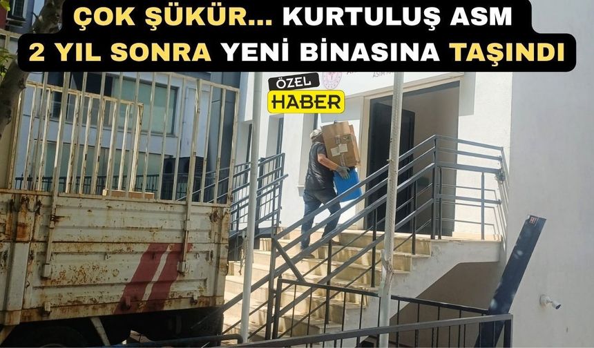 Uşak Kurtuluş ASM Nihayet Yeni Binasına Kavuştu