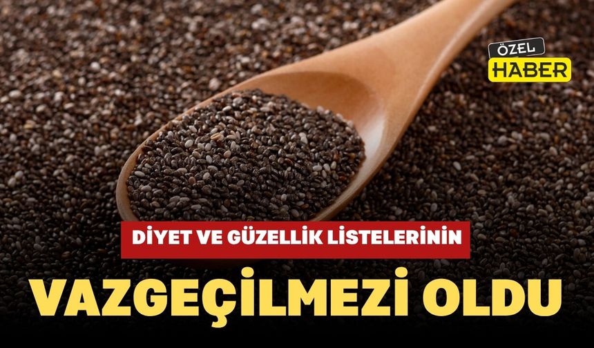Uşak’ta Chia Tohumu Tok Tutan Yapısıyla Diyet ve Güzellik Listelerinin Vazgeçilmezi Oldu