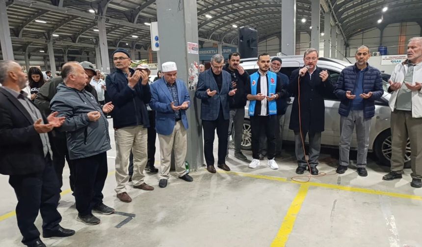 Uşak’tan Kutsal Topraklara İlk Kafile Dualarla Uğurlandı