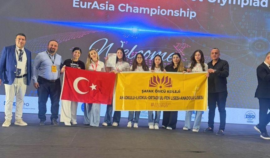 Uşak Özel Şafak Öncü Fen Lisesi Avrasya 3. Oldu
