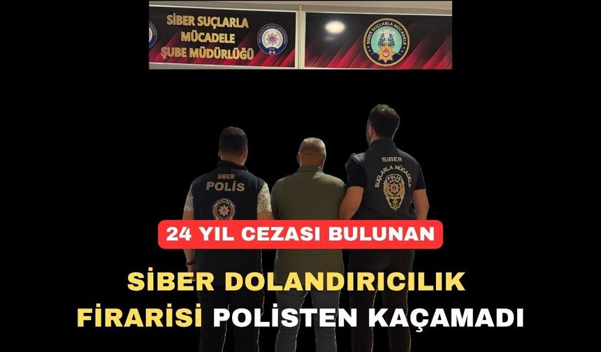 Uşak'ta Siber Dolandırıcılık Hükümlüsü Yakalandı