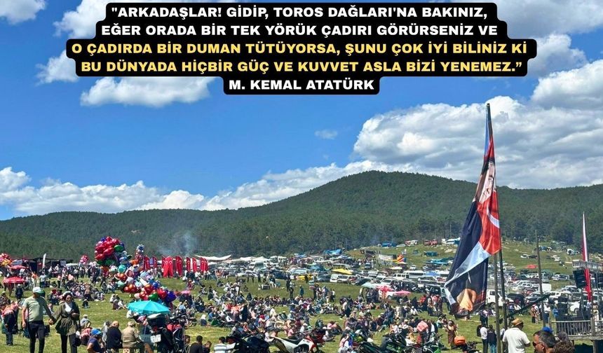 Uşak’ın Yörükleri 18. Kez Üzeyir Yaylası’nda Buluştu
