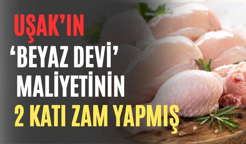 Uşak’ın ‘beyaz devi’ maliyetinin 2 katı zam yapmış