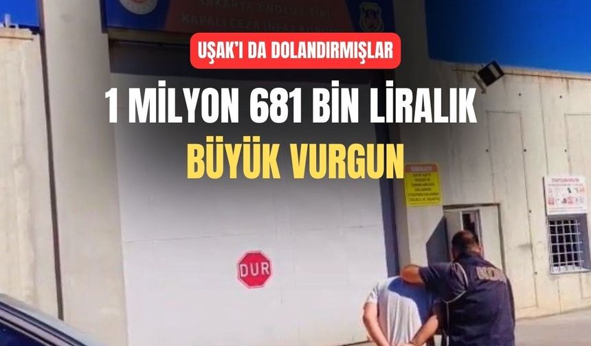 Uşak’tan 324 bin TL Tokatlayan Suç Örgütü Üyesi Yakalandı