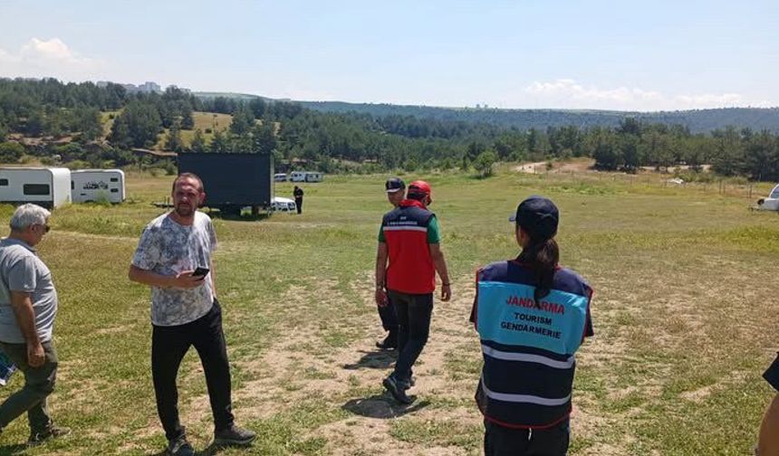 Karaağaç Göleti’nde Karavan Krizi