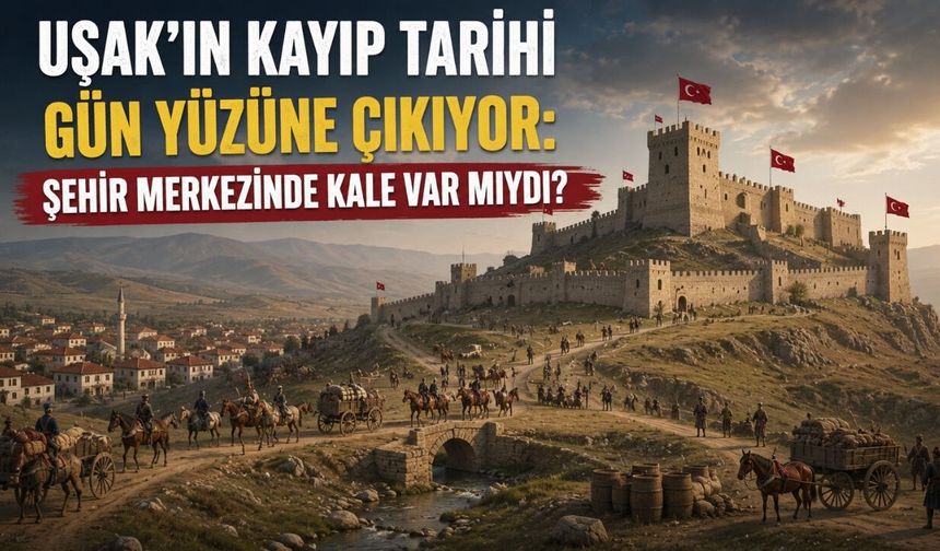 Uşak’ın Kayıp Tarihi Gün Yüzüne Çıkıyor: Şehir Merkezinde Kale Var mıydı?