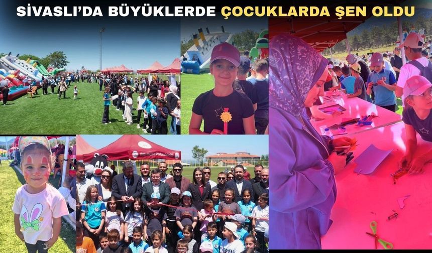 Uşak’ın Sivaslı ilçesinde çocuk festivali