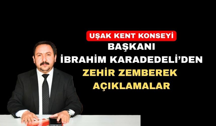 Uşak Kent Konseyi Başkanı Karadedeli Belediyeye Çattı