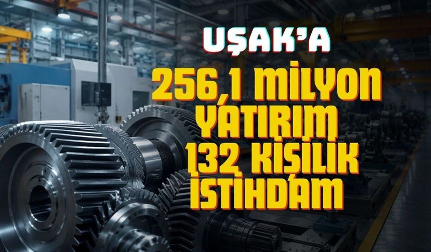 TR33 Bölgesi’nde yatırımlarda Uşak 256,1 milyon TL aldı