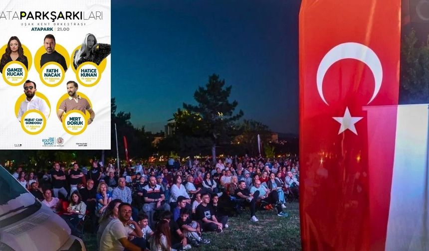 Uşak'ta Yaz Akşamları Müzikle Şenlenecek