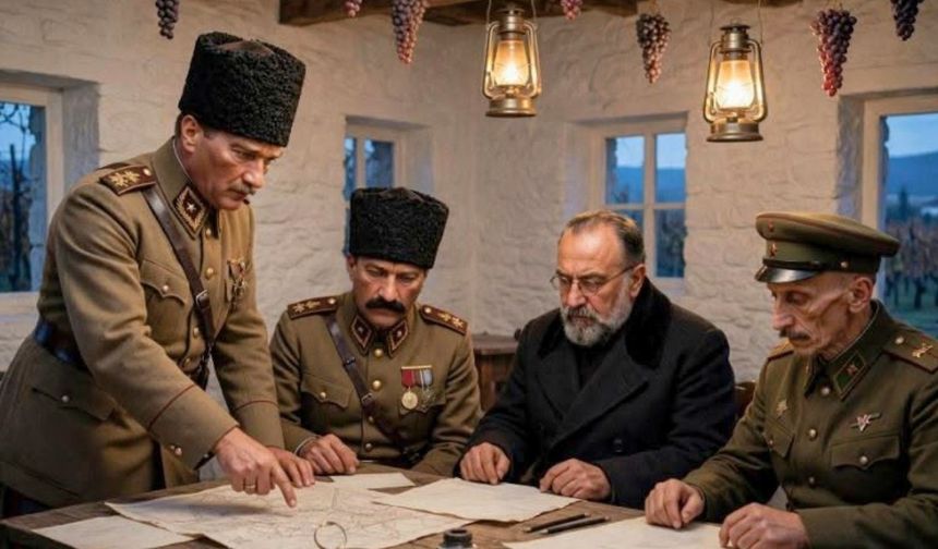 “Uşak Cephesi’nden düşmanı sökeceğim” dedi ve değini de yaptı