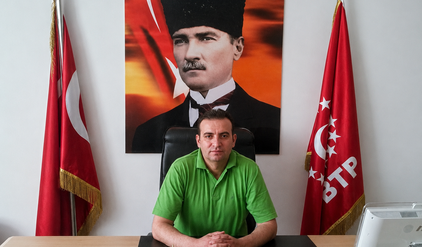 BTP Uşak İl Başkanı Halil İbrahim Çakın: "Üye artışında birinciyiz”