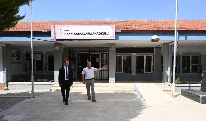 Halil Yücel Uşak Okullarındaki Hazırlıkları Yerinde İnceledi