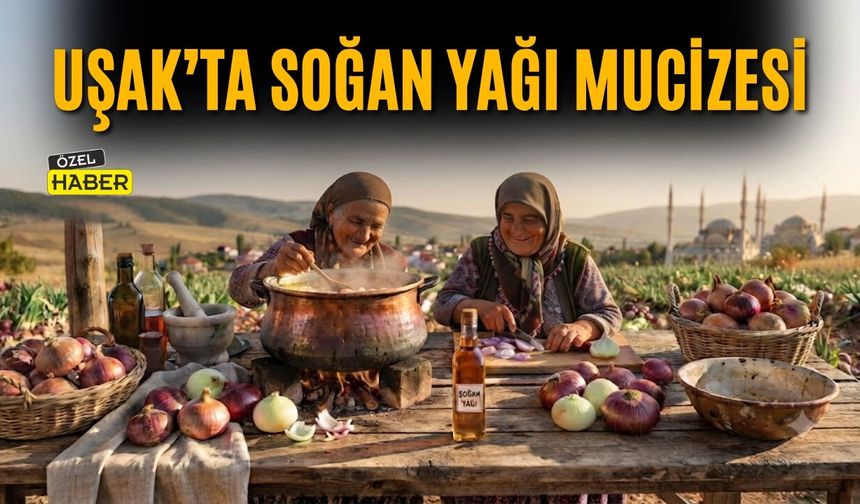 Uşak’ta Soğan Yağı Mucizesi