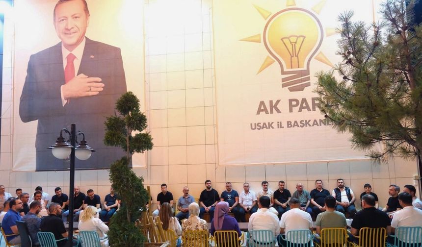 AK Parti Uşak Teşkilatında Bugün Mevlit Var