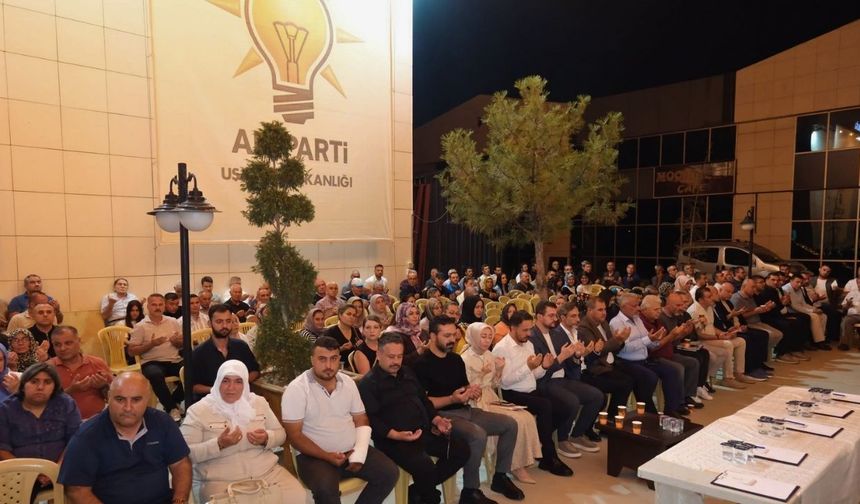 AK Parti Uşak Teşkilatı 25. Yılında Vefat Eden Yol Arkadaşlarını Unutmadı