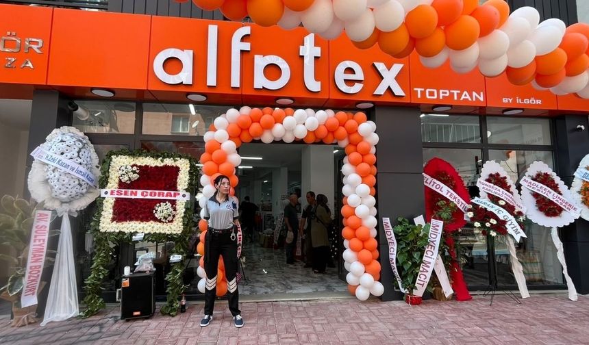 Uşak’ta Bugün Alfatex  Mağazası Kapılarını Açıyor