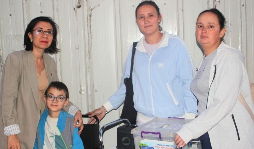 Uşak Belediye Başkanvekili Özkan’dan Kas Hastası Kardeşlere Destek