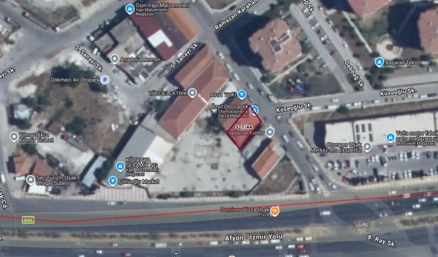 Uşak’ta Bu Bina İhaleyle Satılacak