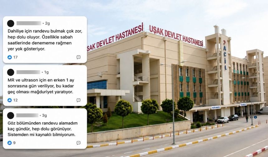 Vatandaşlardan Uşak Eğitim ve Araştırma Hastanesi’ne Yorumlar