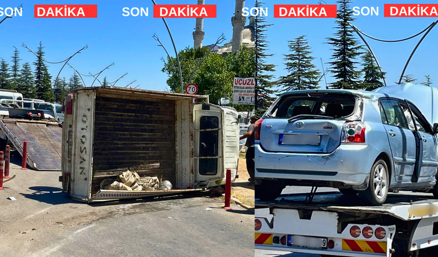 Uşak’ta az evvel feci bir kaza meydana geldi