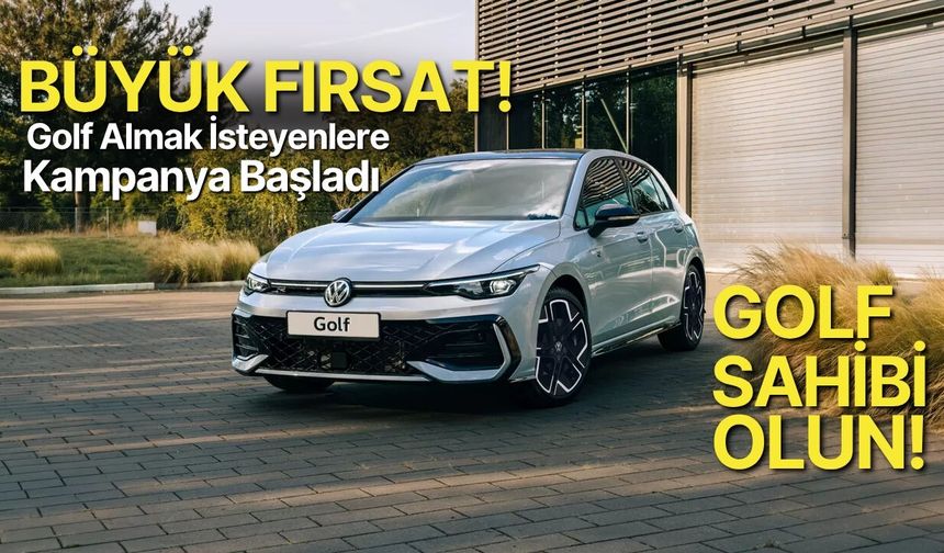 Volkswagen’den Golf İçin Ağustos Kampanyası