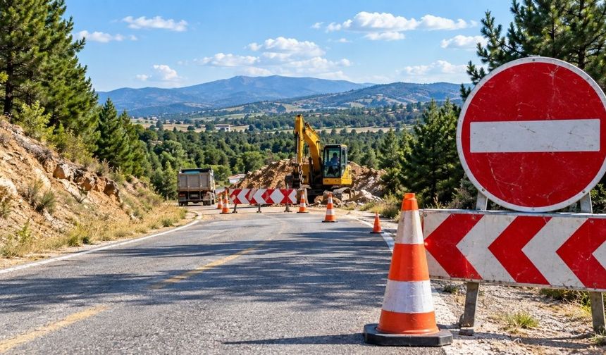 Uşak’ta O Yol Tamamen Kapanıyor