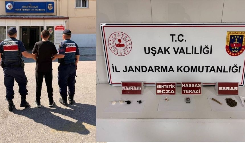 Uşak’ın Banaz İlçesinde Zehir Taciri Yakalandı