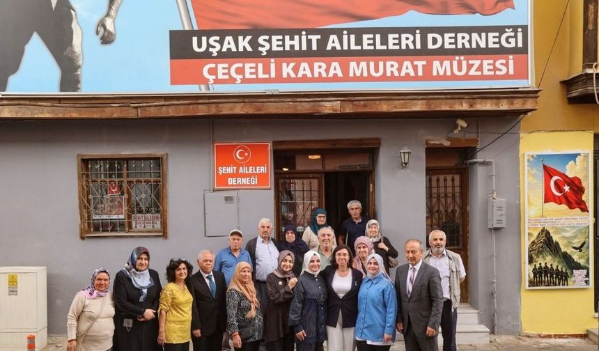 Uşak’ta Gaziler Günü dolayısıyla gaziler ve şehit aileleriyle buluşma