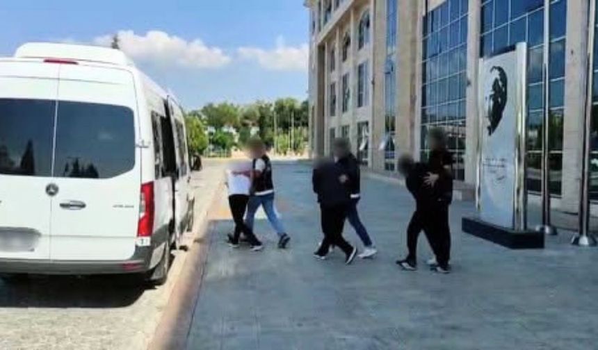 Uşak'ta kesinleşmiş hapis cezası bulunan 5 kişi yakalandı