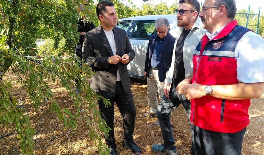 Karahallı Kaymakamlığı Önderliğinde Badem Üretim Tesisine Ziyaret