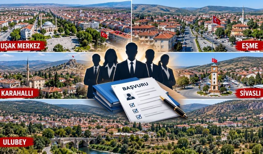 Uşak Merkez ve 4 İlçesine 7 Personel Alınacak