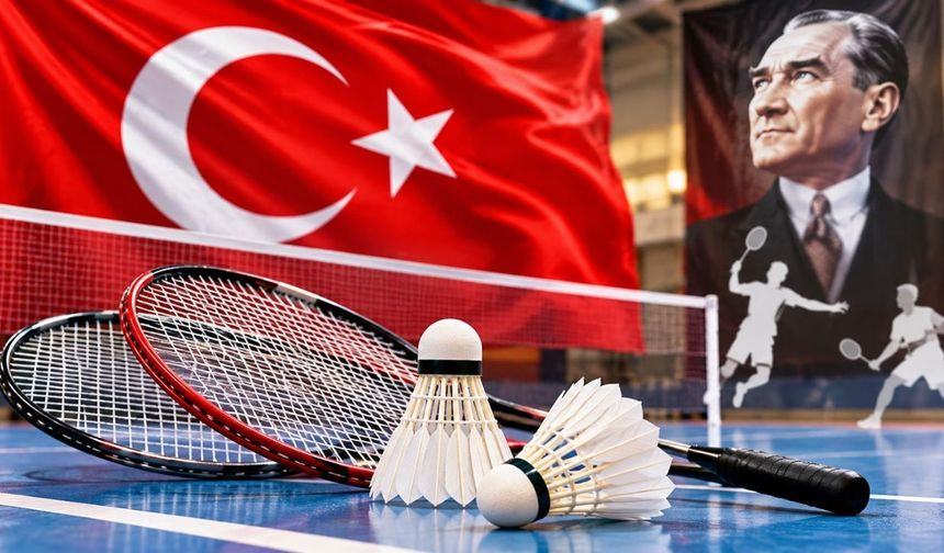 Uşak’ta Cumhuriyet Kupası İçin Badminton Heyecanı