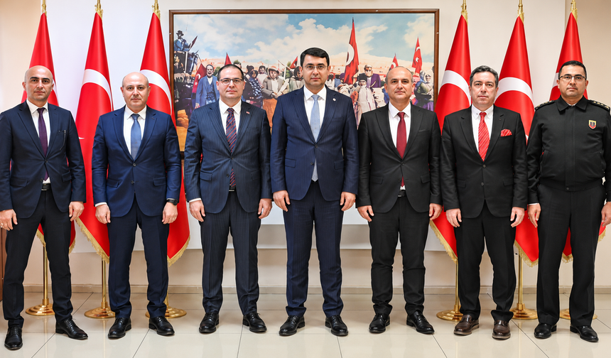 Uşak Valiliğine Üst Düzey Ziyaret