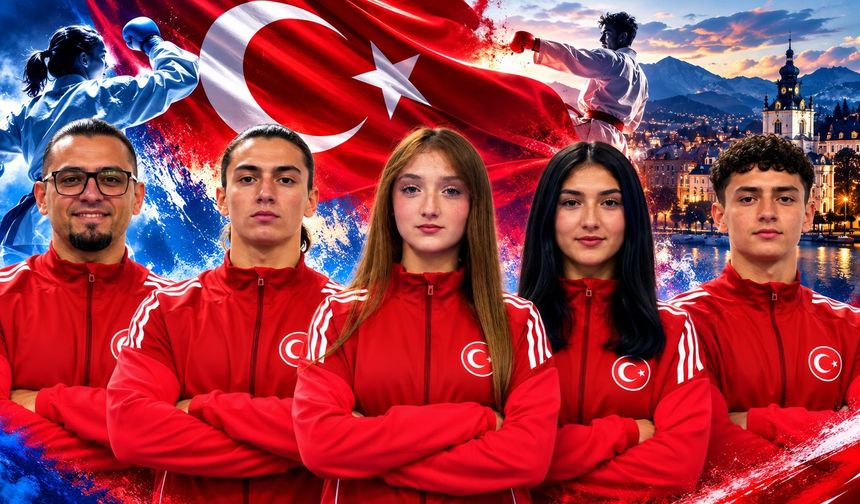 Uşak’tan 4 Karateci Dünya Şampiyonası’nda Türkiye’yi Temsil Edecek