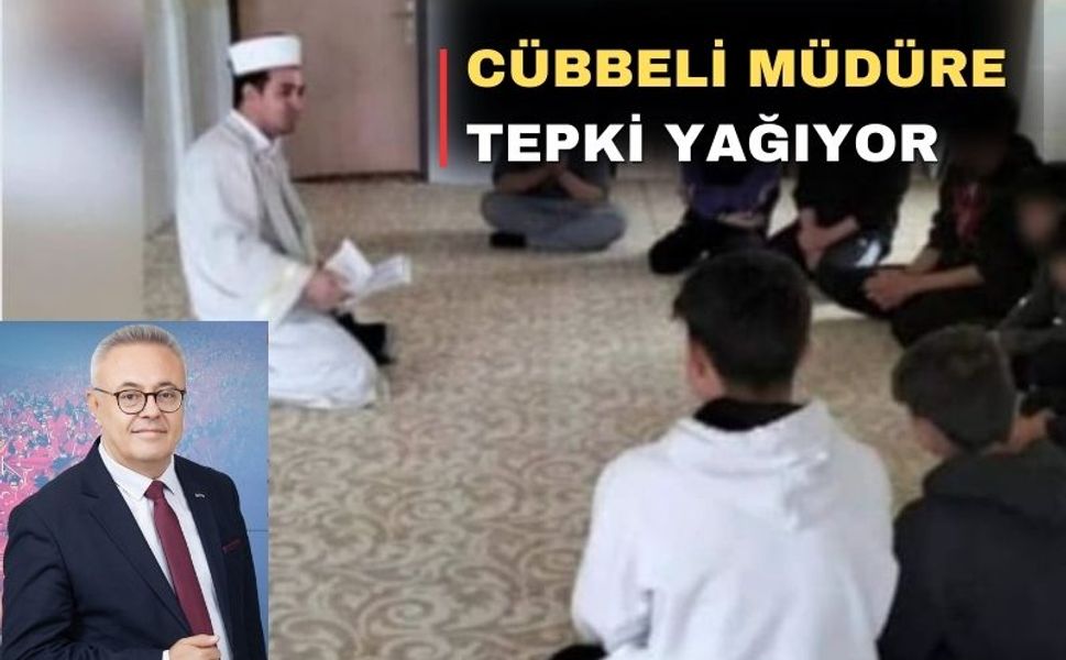 Karaoba’dan cübbeli Uşak Lisesi Müdürünün istifasını istedi