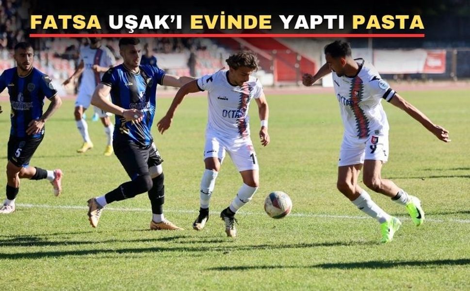 Uşakspor evde yok  Uşakspor 0 – 1 Fatsa Belediye Spor